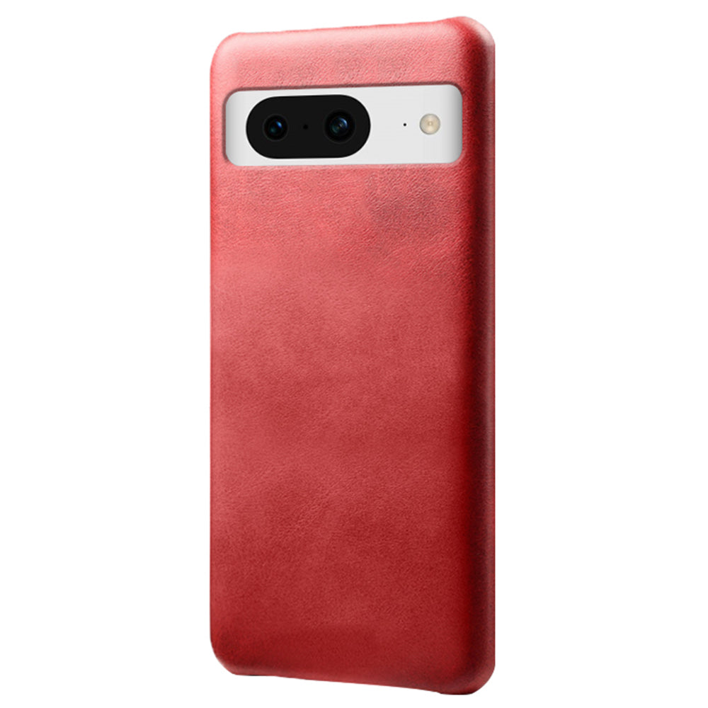 For Google Pixel 8 Phone Case Calf Texture PU Leather Coated PC Back Cover For Google Pixel 8 Phone Case Calf Texture PU Leather Coated PC Back Cover